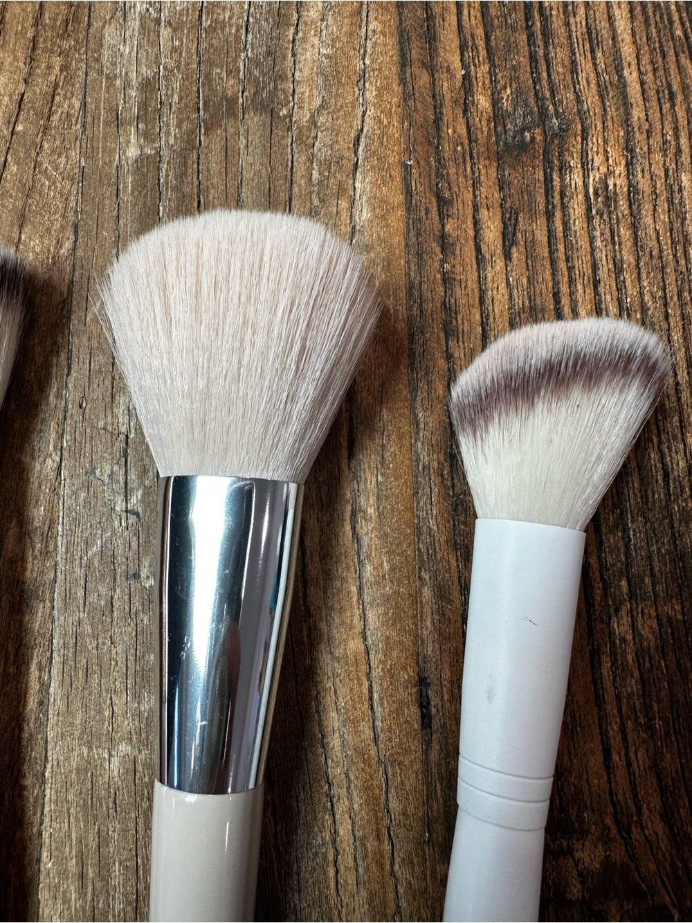 Neutral Makeup Brush Set – Pink, Taupe, and White Powder Brushes - Picture 3 of 9